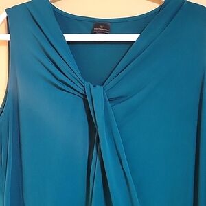 Worthington Teal/Emerald Sleeveless Top